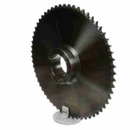 BROWNING Steel Bushed Bore Roller Chain Sprocket, 60Q60 60Q60